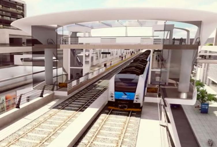 Render del Metro de Bogotá