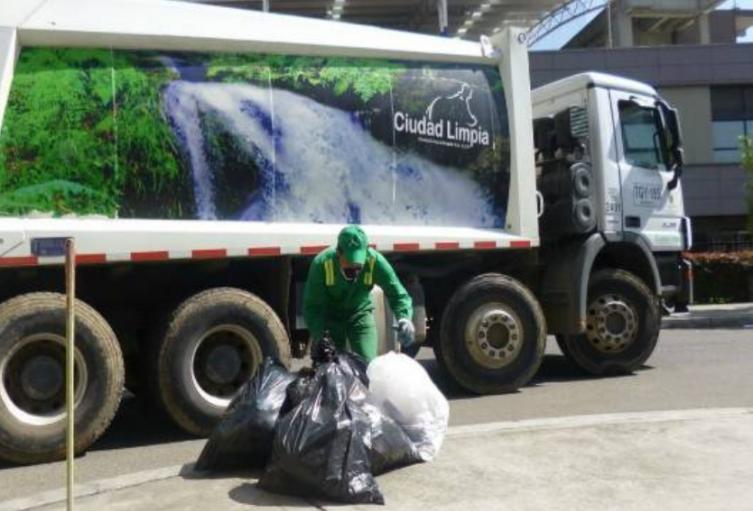 Recolección de basura en Bogotá