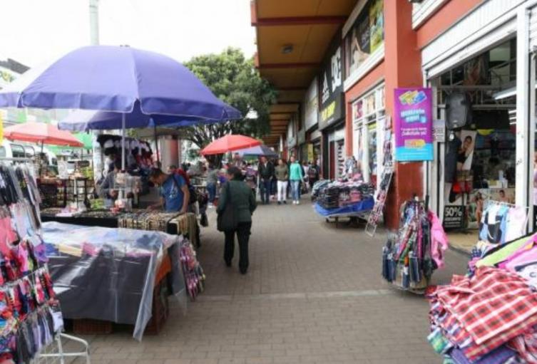 Vendedores informales en Bogotá