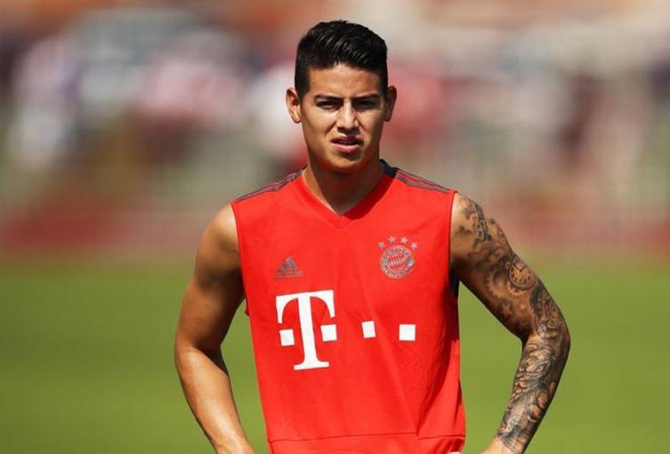 James Rodríguez, volante colombiano