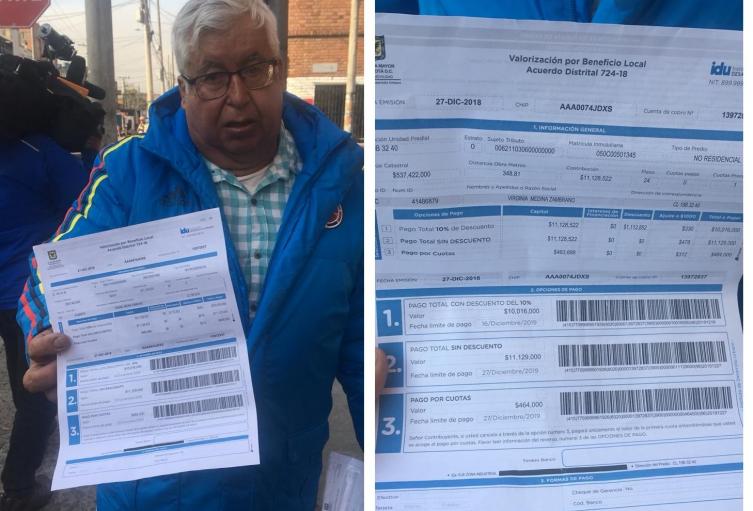 Protestas por cobro de la valorización