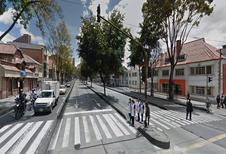 Avenida Caracas con calle 37
