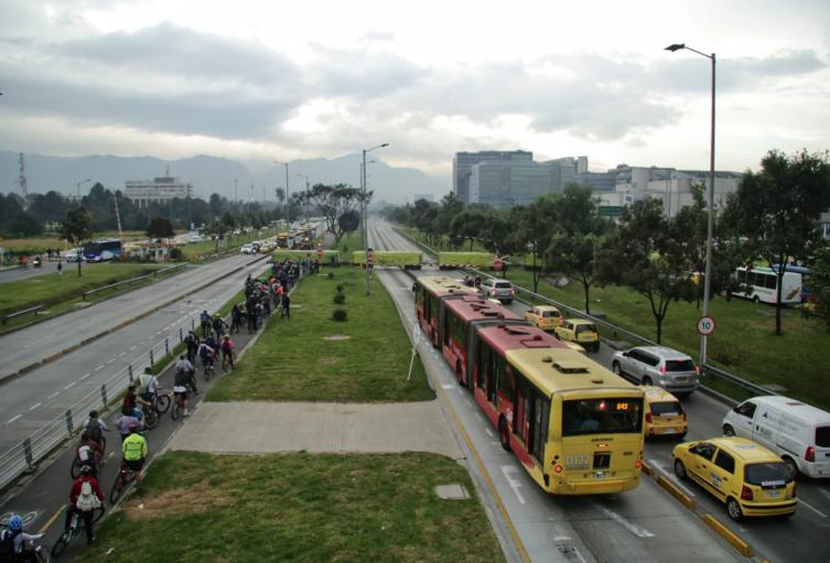 Panorama del día sin carro y sin moto en Bogotá, en 2019