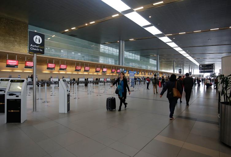 El aeropuerto El Dorado, en Bogotá
