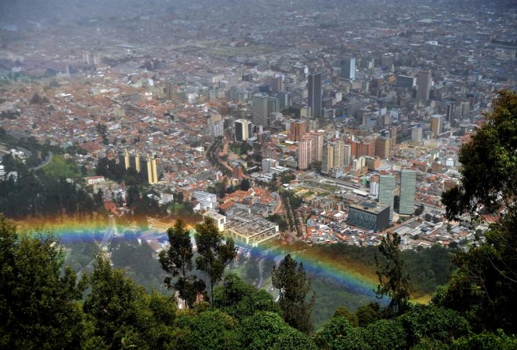 Panorámica de Bogotá.
