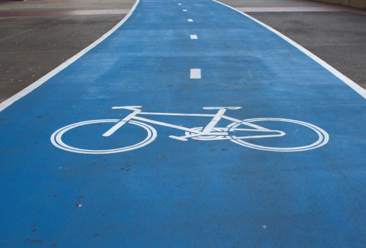 Zona exclusiva de paso para ciclistas