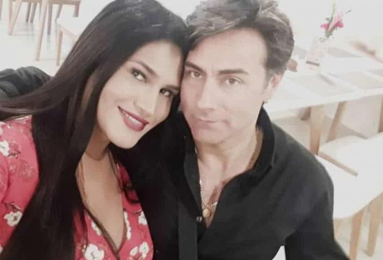María Gabriela Isler y el actor Mauro Urquijo