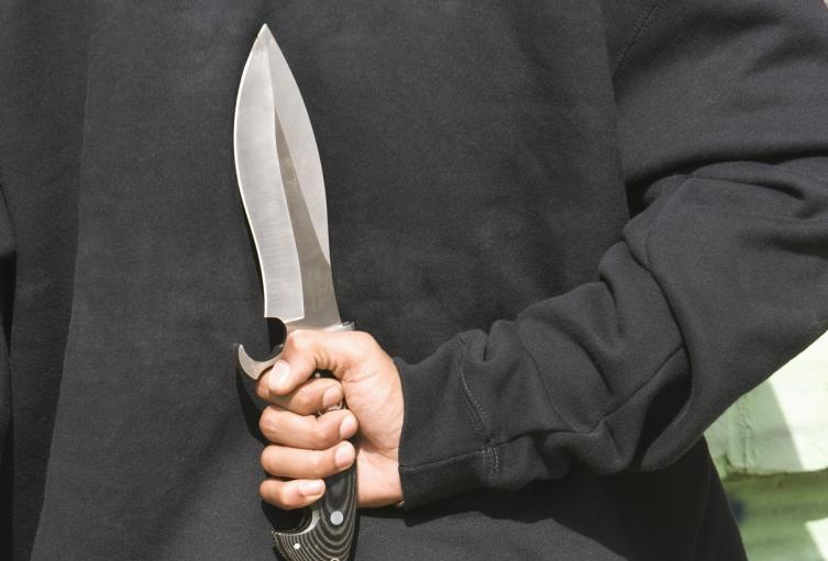 Atraco con cuchillo