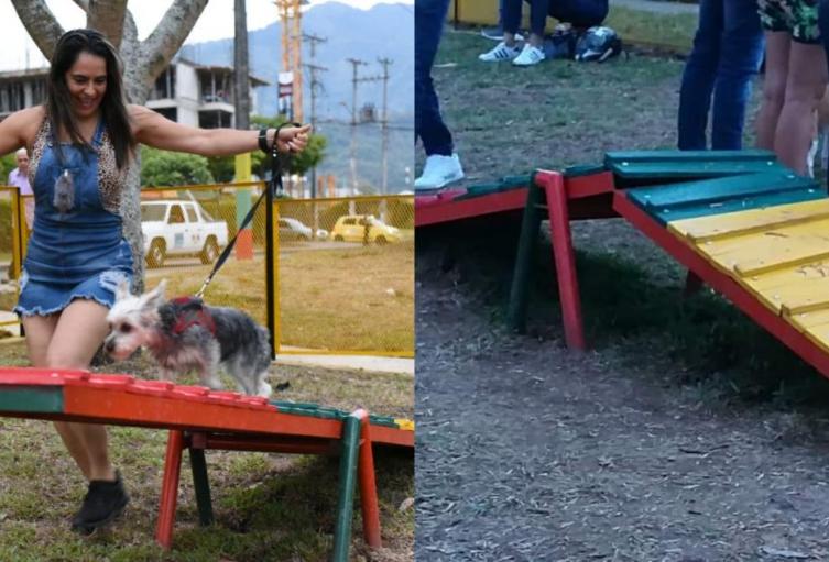 Parque público para mascotas, en Ibagué. 