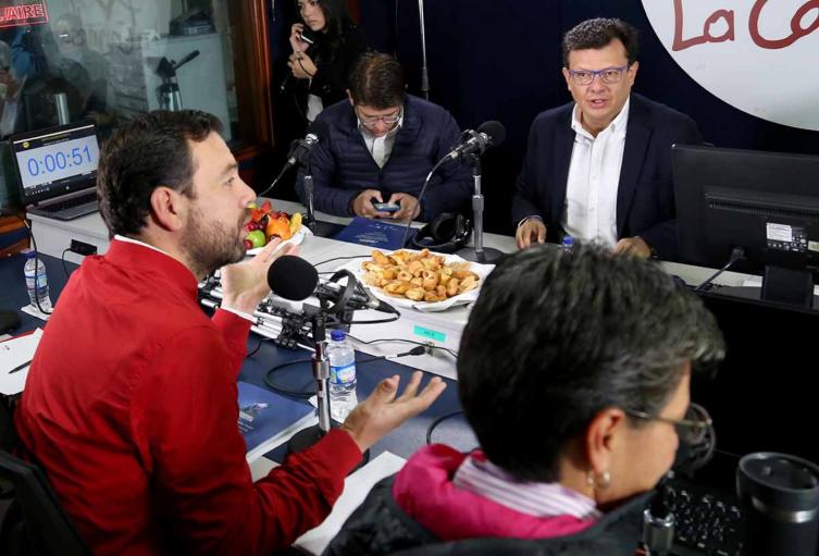 Los Candidatos a la alcaldía de Bogotá en Debate Inteligente de La FM y La Cariñosa.