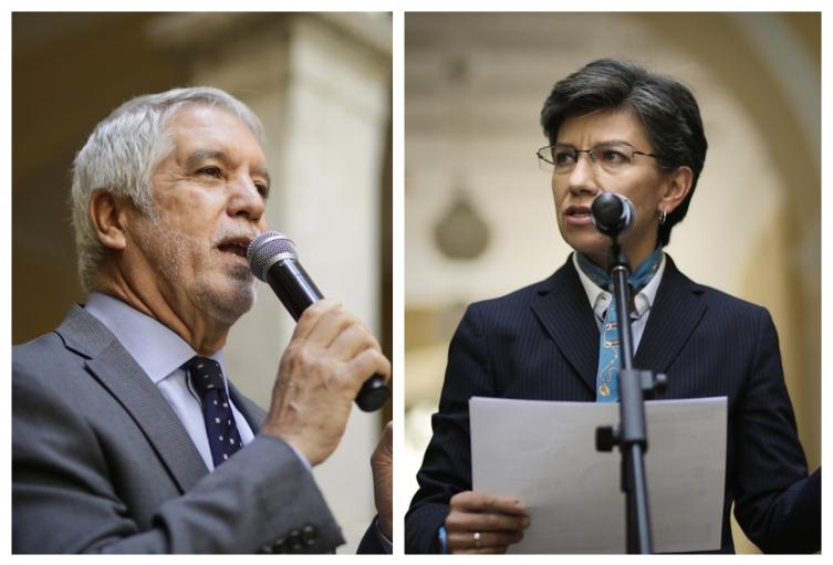 Enrique Peñalosa y Claudia López