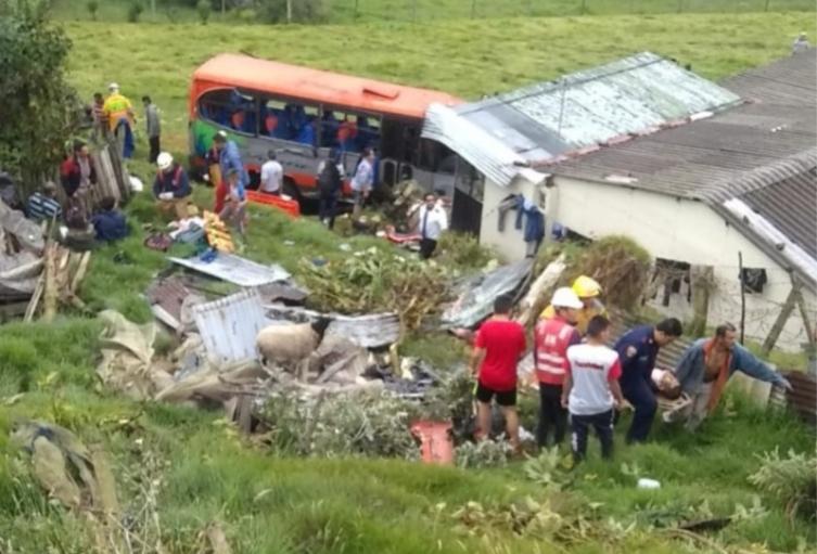 Accidente en vía La Vega-Bogotá, 14 de diciembre de 2019