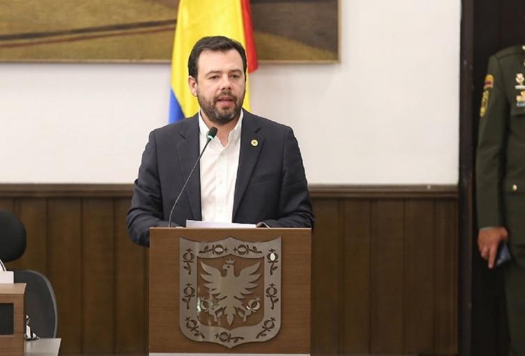 Carlos Fernando Galán, presidente del Concejo de Bogotá