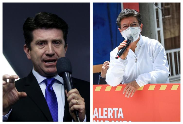 Diego Molano y Claudia López