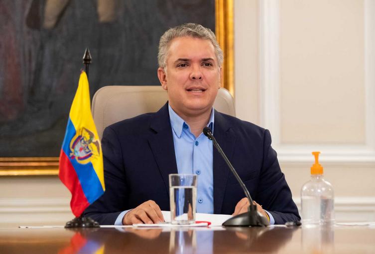 Presidente Iván Duque, durante su programa "Prevención y Acción".