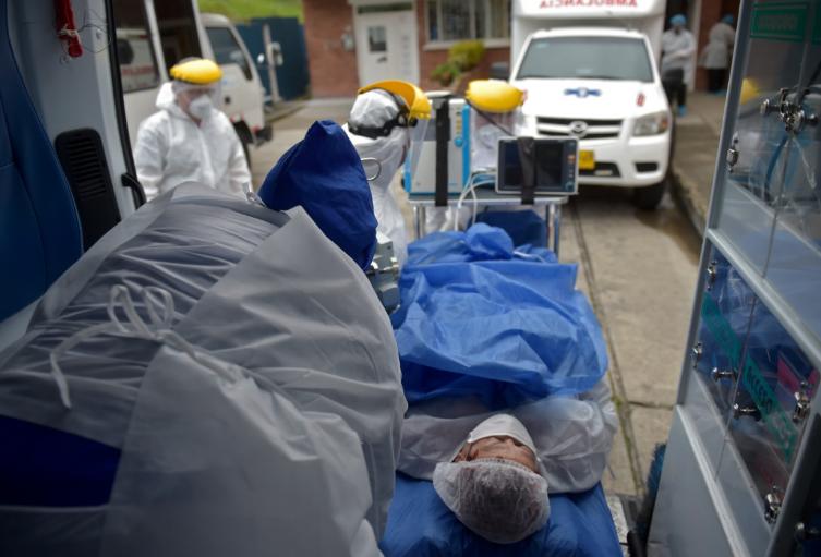 Pacientes contagiados de coronavirus en Bogotá