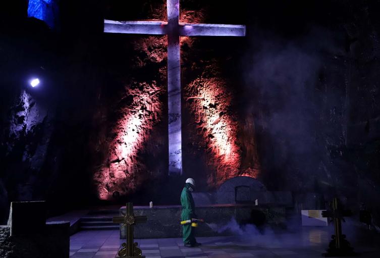 Catedral de Sal de Zipaquirá reabre en tiempos de coronavirus