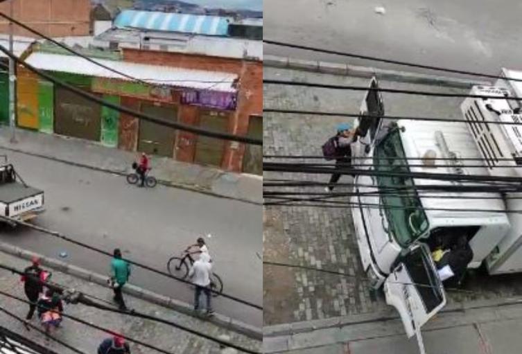 Batalla campal en el centro: Registran saqueos y robos