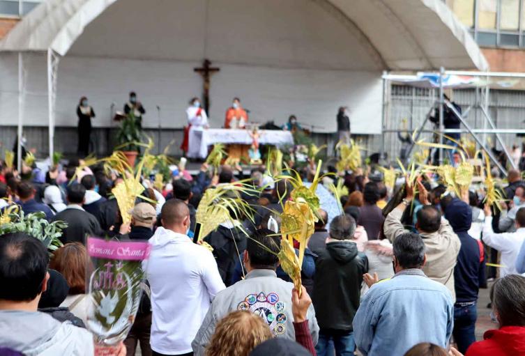 Domingo de Ramos / Iglesias de Bogotá / Semana Santa