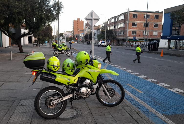 Policía en Chapinero