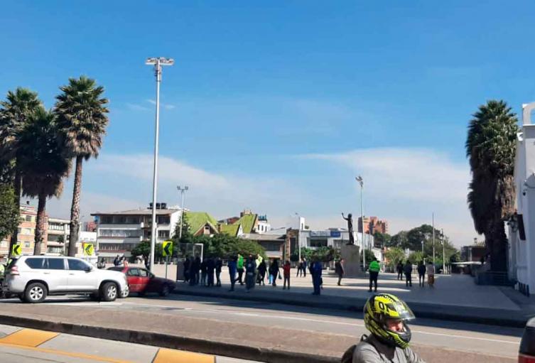 Tiroteo al frente del Concejo de Bogotá 