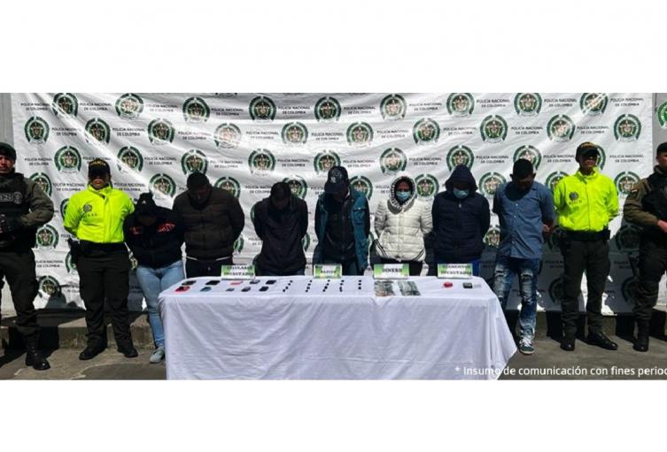 Capturan 17 personas de dos bandas de microtráfico en Cundinamarca 