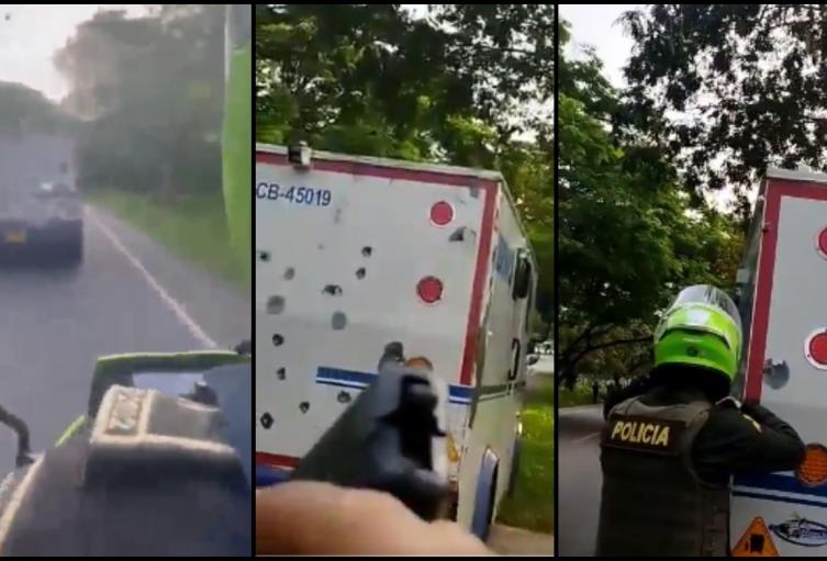 Robo de carro de valores en Valledupar