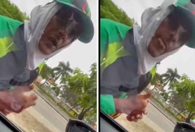[Video] Vendedor ambulante escupe a conductores: todo por no comprarle