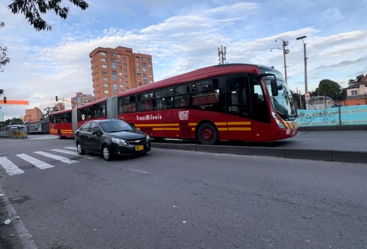Troncal de Transmilenio de la Avenida Caracas con calle 45 | Bogotá | Junio 2024