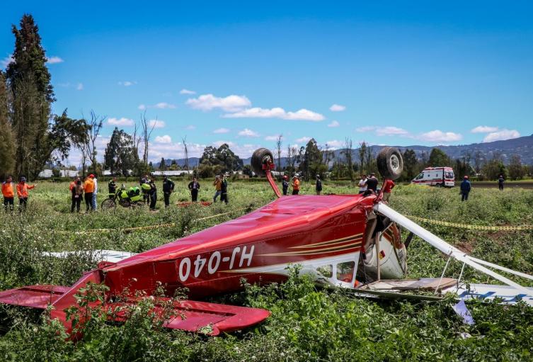 Accidente avioneta en Chía | Cundinamarca | Octubre 2024