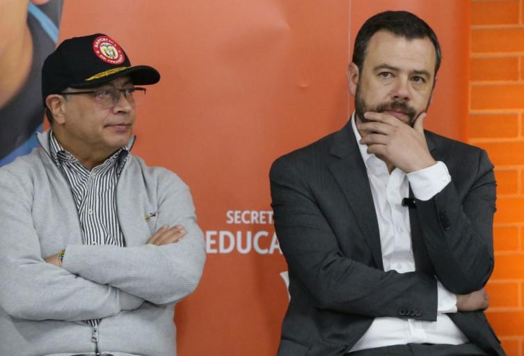 Presidente Gustavo Petro | Alcalde de Bogotá, Carlos Fernando Galán | Bogotá | Abril 2024