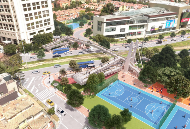 Puente de la calle 112 con carrera Novena
