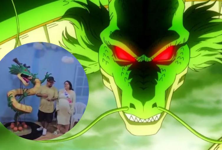Revelación de sexo con temática de Dragon Ball