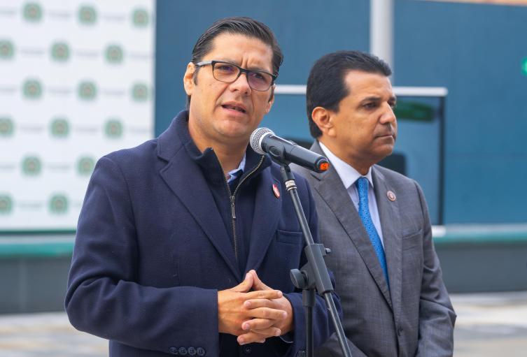 Secretario de Seguridad, César Restrepo l Bogotá l Febrero 2025