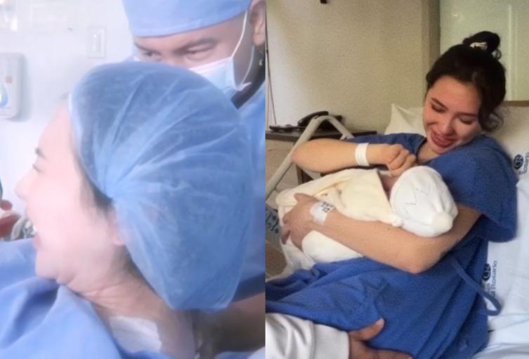 Aída Victoria Merlano dio a luz Aída Victoria Merlano dio a luz