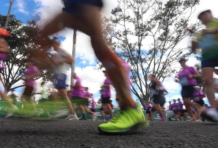 Basuras en la Media Maratón de Bogotá