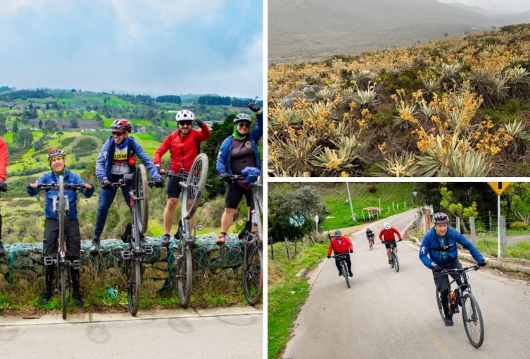 Pedalee entre frailejones: el sendero en bici que enamora a Bogotá