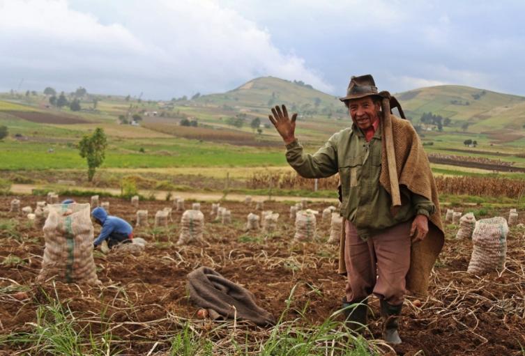 Campesinos en Cundinamarca