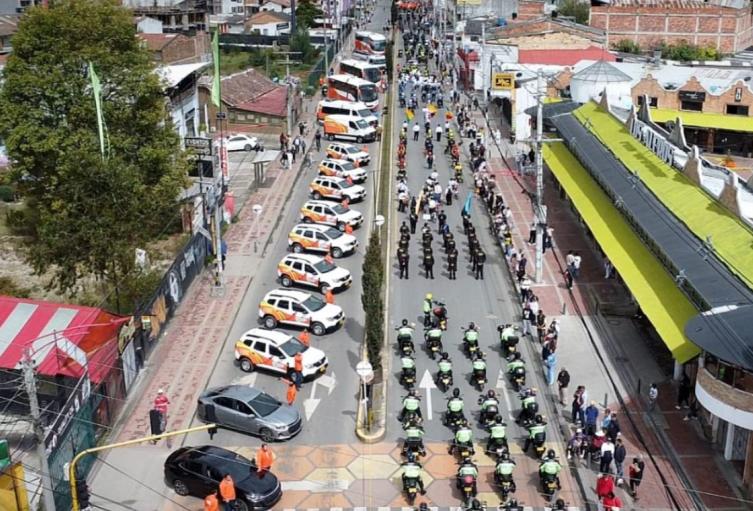 Chía estrena nueva flota par combatir la inseguridad Chía estrena nueva flota par combatir la inseguridad