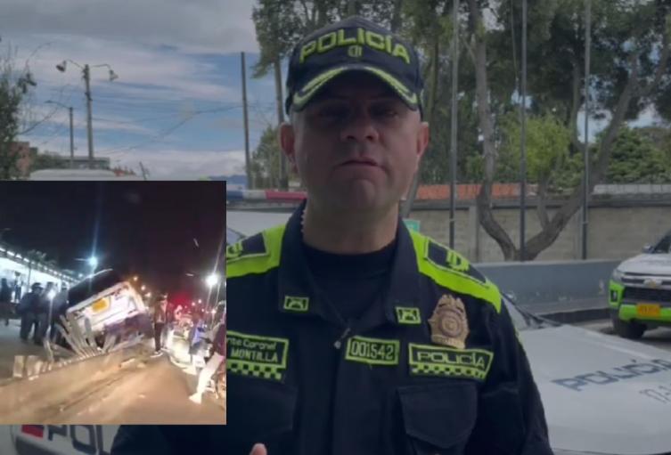 No fue exceso de velocidad: carro robado causó choque en Américas No fue exceso de velocidad: carro robado causó choque en Américas