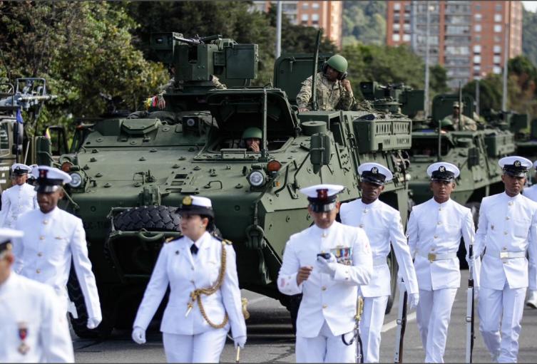 Los preparativos para el desfile del 20 de Julio en Bogotá