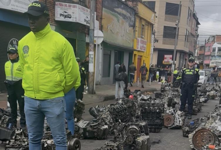 Motores identificados en el 7 de Agosto