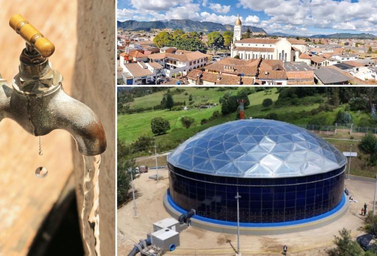 Nuevo tanque de agua en Cajicá Nuevo tanque de agua en Cajicá