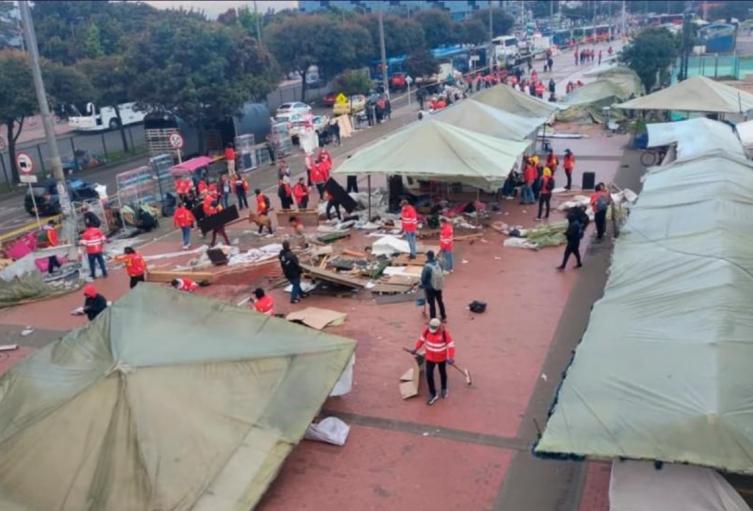 Recuperación del espacio público en Bogotá