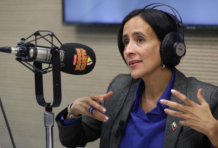 Susana Muhamad, en Alerta Bogotá