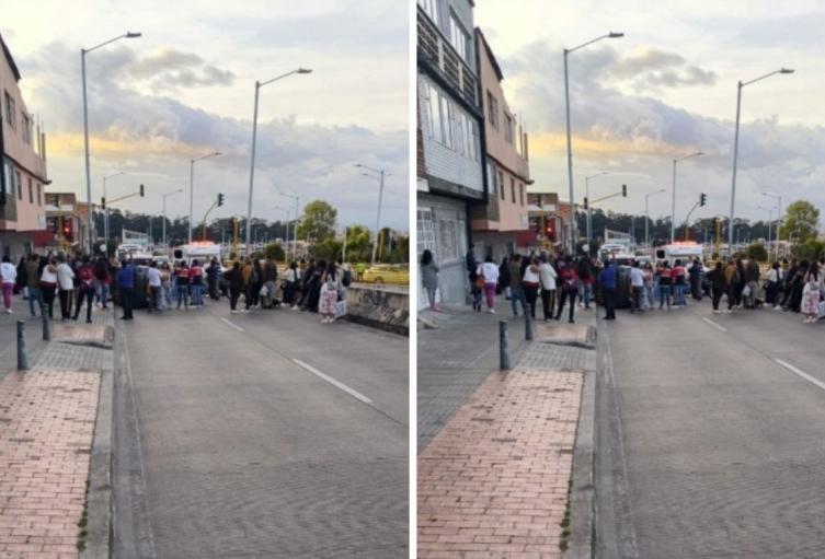 Accidente en San Cristóbal: vehículo terminó volcado en la vía Accidente en San Cristóbal: vehículo terminó volcado en la vía