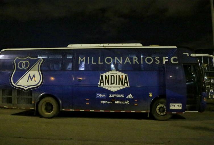 Ataque al bus de Millonarios Ataque al bus de Millonarios