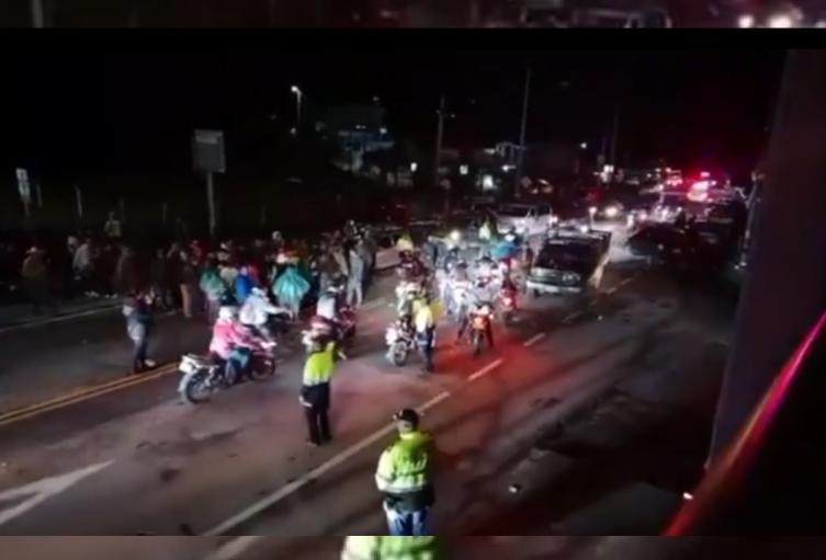 Bloqueos en La Calera