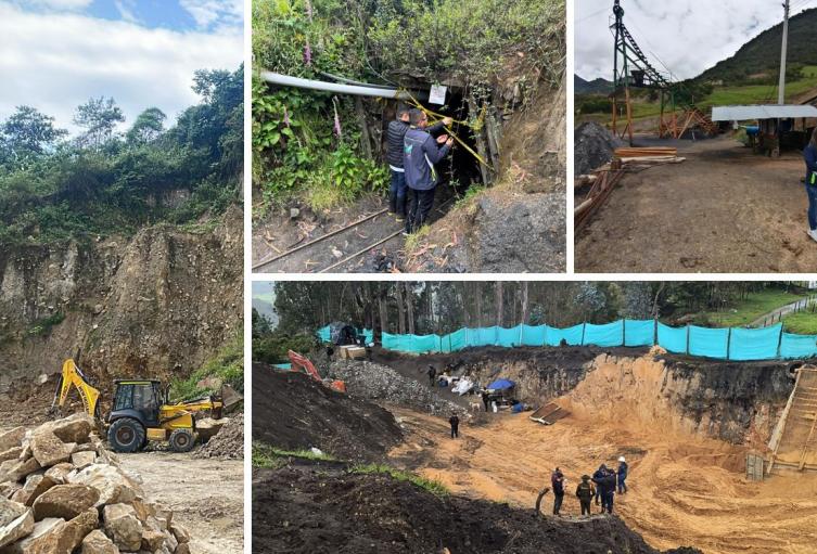 Minería ilegal en Sasaima quedó al descubierto: CAR suspendió actividad Minería ilegal en Sasaima quedó al descubierto: CAR suspendió actividad