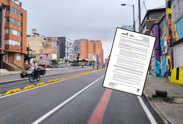 Carril preferencial de la carrera Séptima Carril preferencial de la carrera Séptima
